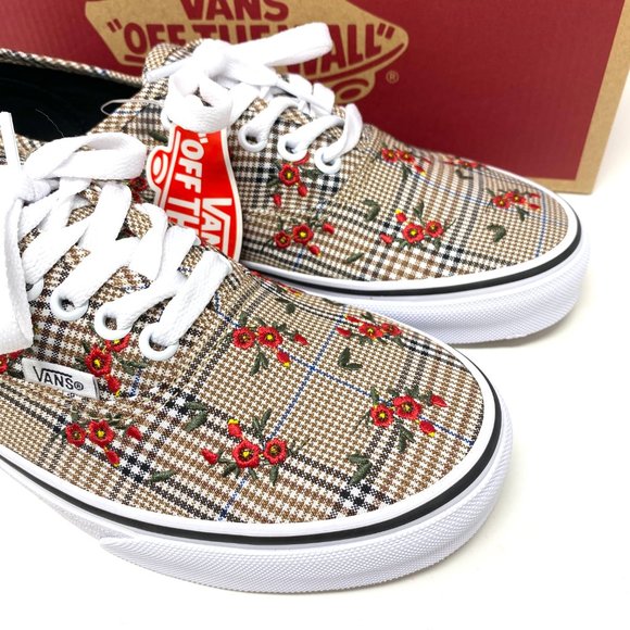 VANS  Authentic Glen Plaid Floral Canvas Men's 🔥 BLACK FRIDAY DEAL 🔥 - Picture 8 of 10